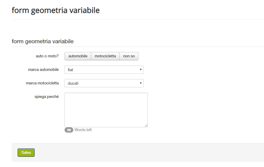 fabrik form geometria variabile