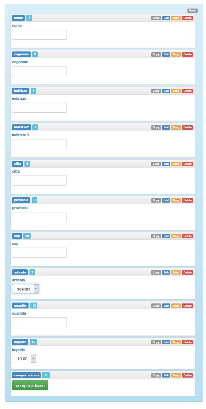 integriamo un pagamento paypal su un form creato con chronoforms chronoforms paypal design