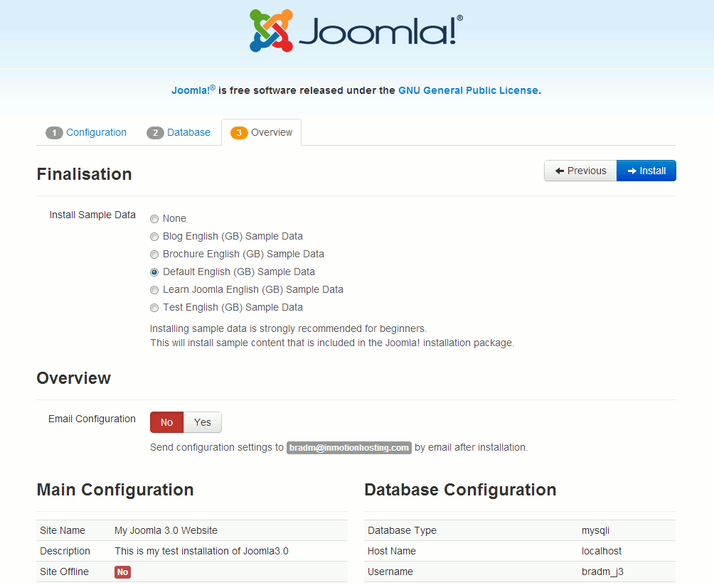 installazione joomla 3.5 requisiti server